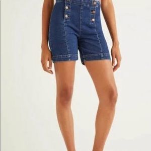 Biden Fife Sailor Denim Short with buttons
